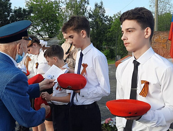 Пополнились ряды Всероссийского военно- патриотического движения "Юнармия"